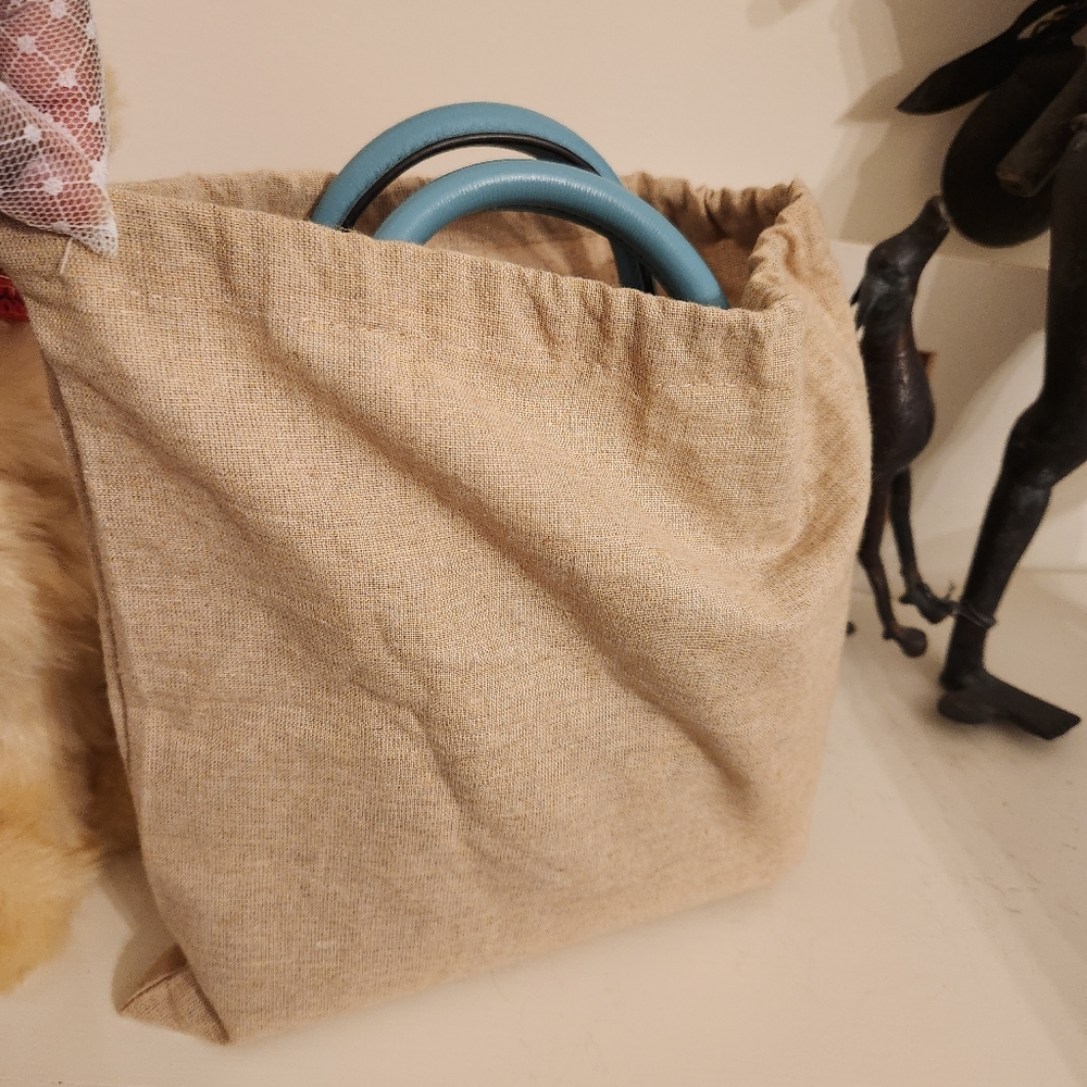 Gucci MINI HORSEBIT 1955 HANDBAG IN BLEU - Picture 15 of 17